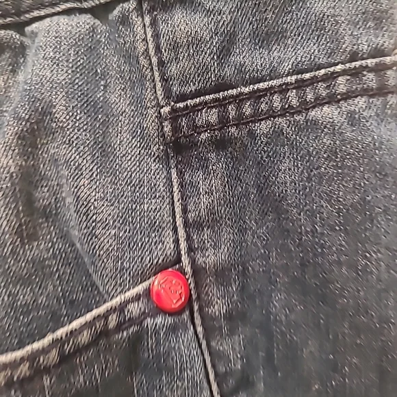 Vtg Y2K Coogi 1969 Baggy Hip-Hop Embroidered Jeans Size 42x34 - Picture 11 of 14